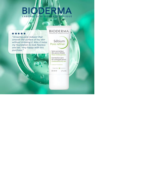 Bioderma Sébium Pore Refiner Cream,Pore Minimizer for Face,Makeup Primer for Oily and Acne-Prone Skin