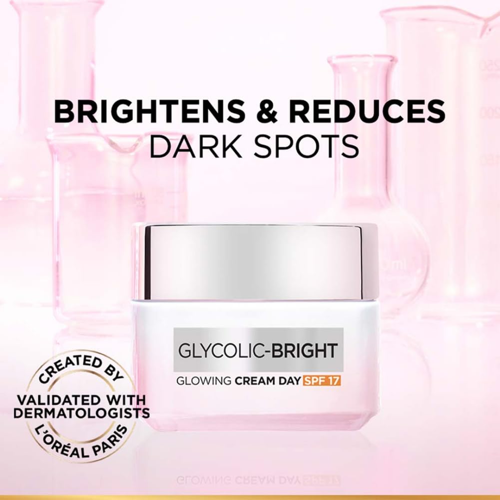 LOreal Paris Glycolic Bright Day Cream With SPF 17  15 ml