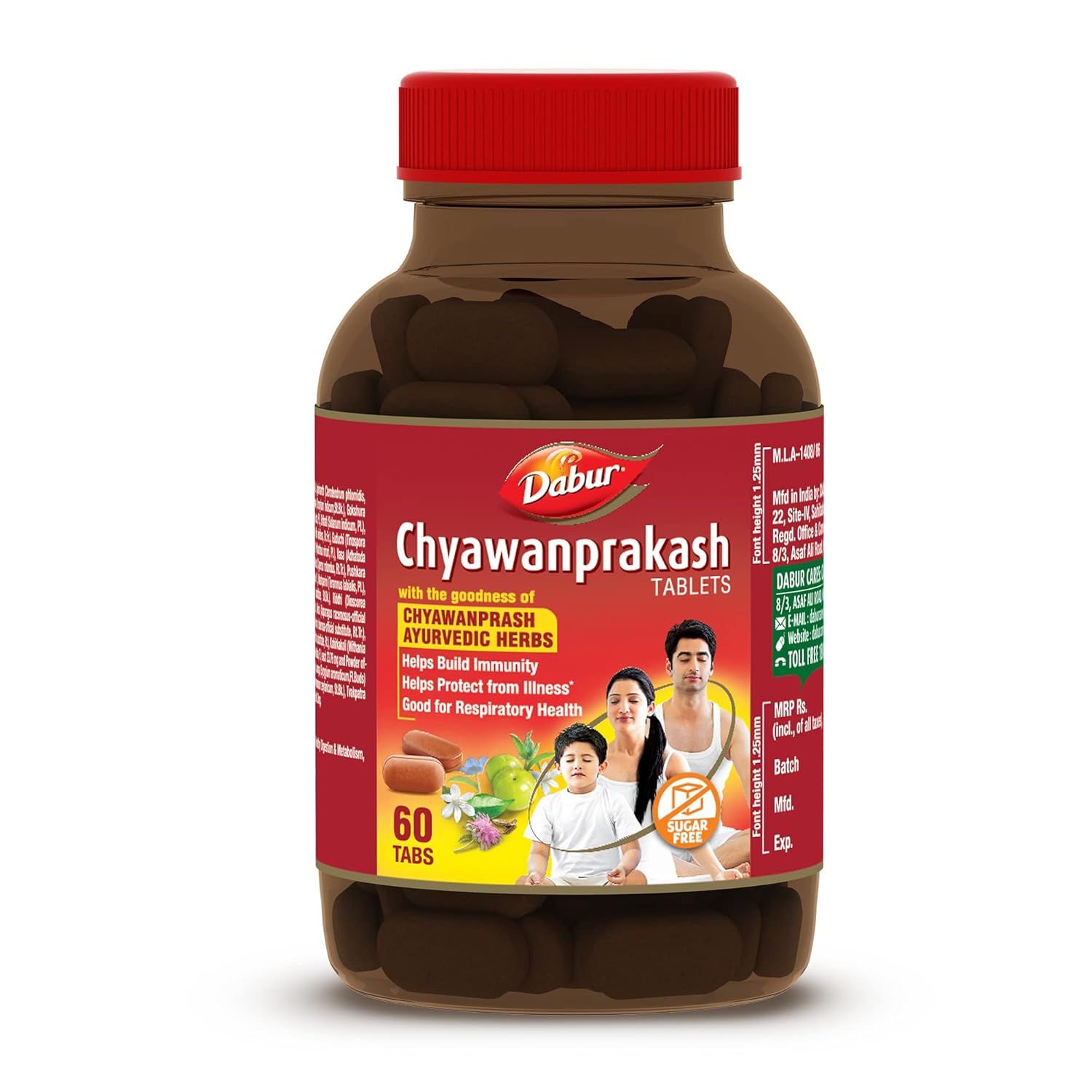 Dabur Chyawanprakash Tablet – 60 tabs | Sugar free | For immunity, illness, respiratory health