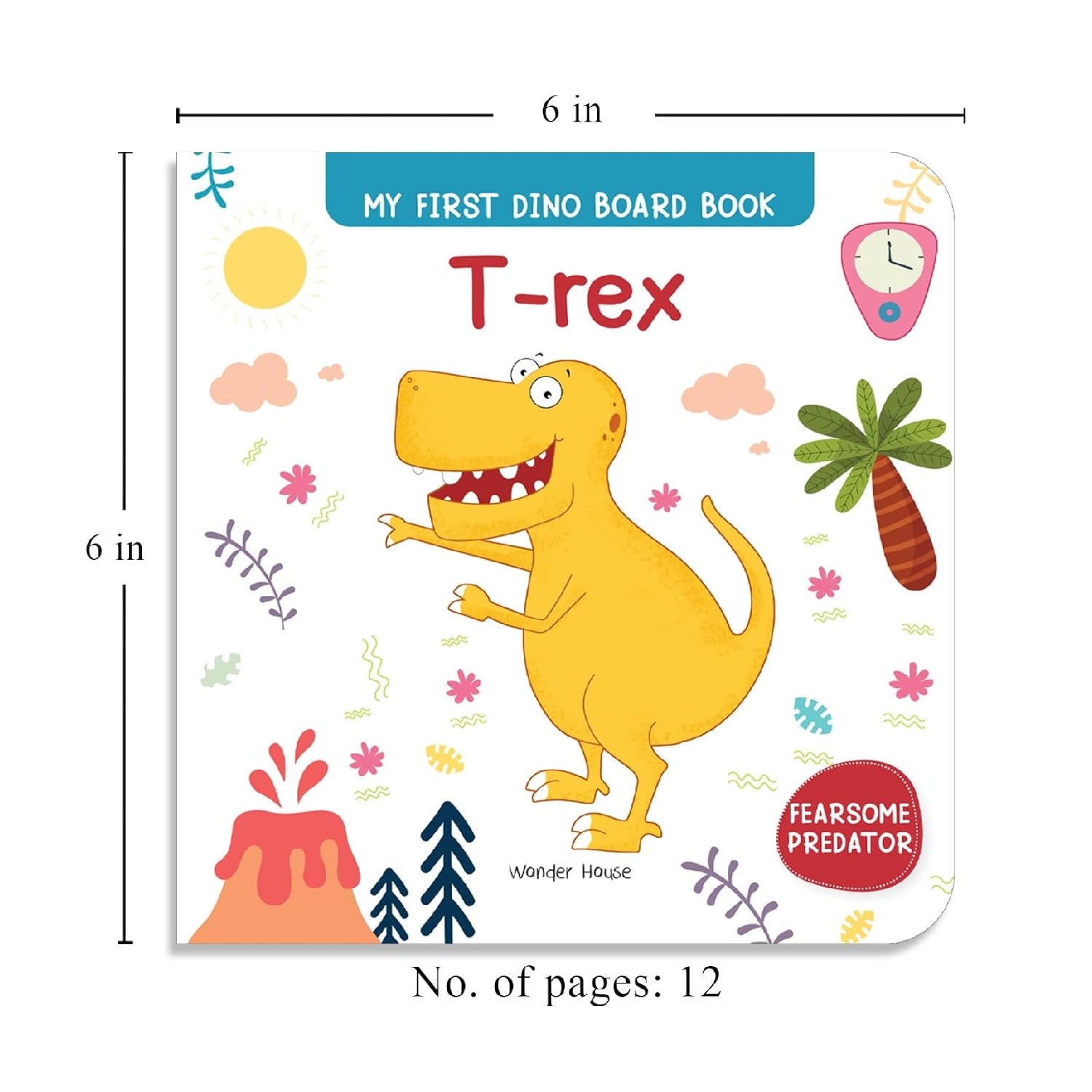 T. rex – My First Dino Board Book: Illustrated Dinosaur Picture Book for Kids |  Board Book
