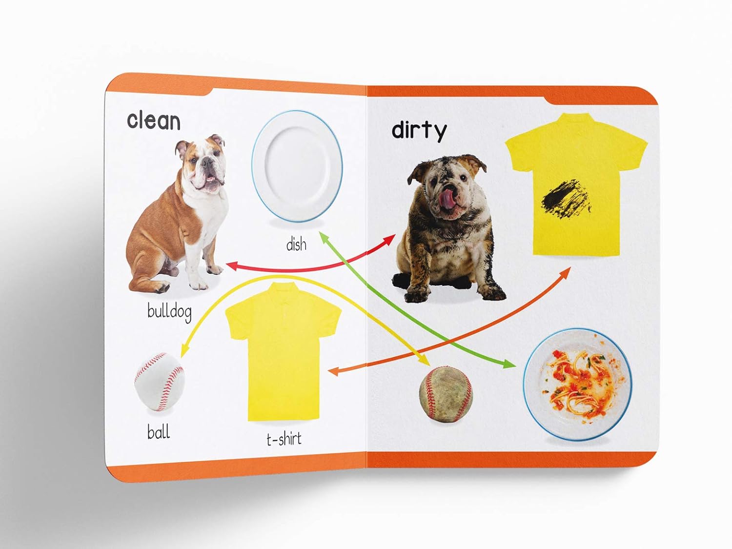 My First Padded Book of Opposites: Early Learning Board Book for Kids | Durable Padded Board Book | Hardcover