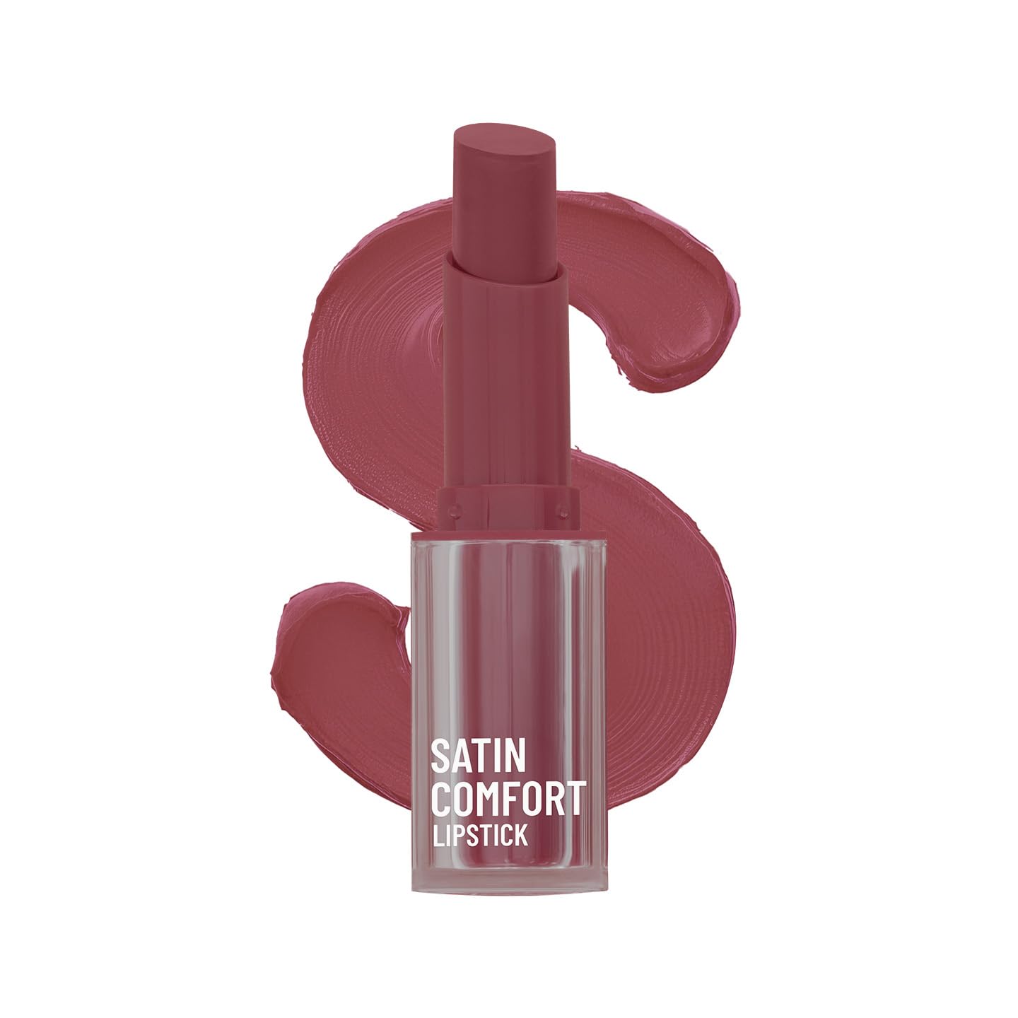Swiss Beauty Satin Comfort Lipstick | Ultra-Hydrating | Highly Pigmented | Smooth Glide | Satin Matte Finish | One-Swipe Application | Shade- 5 Vintage Pink, 3gm Visit the SWISS BEAUTY Store