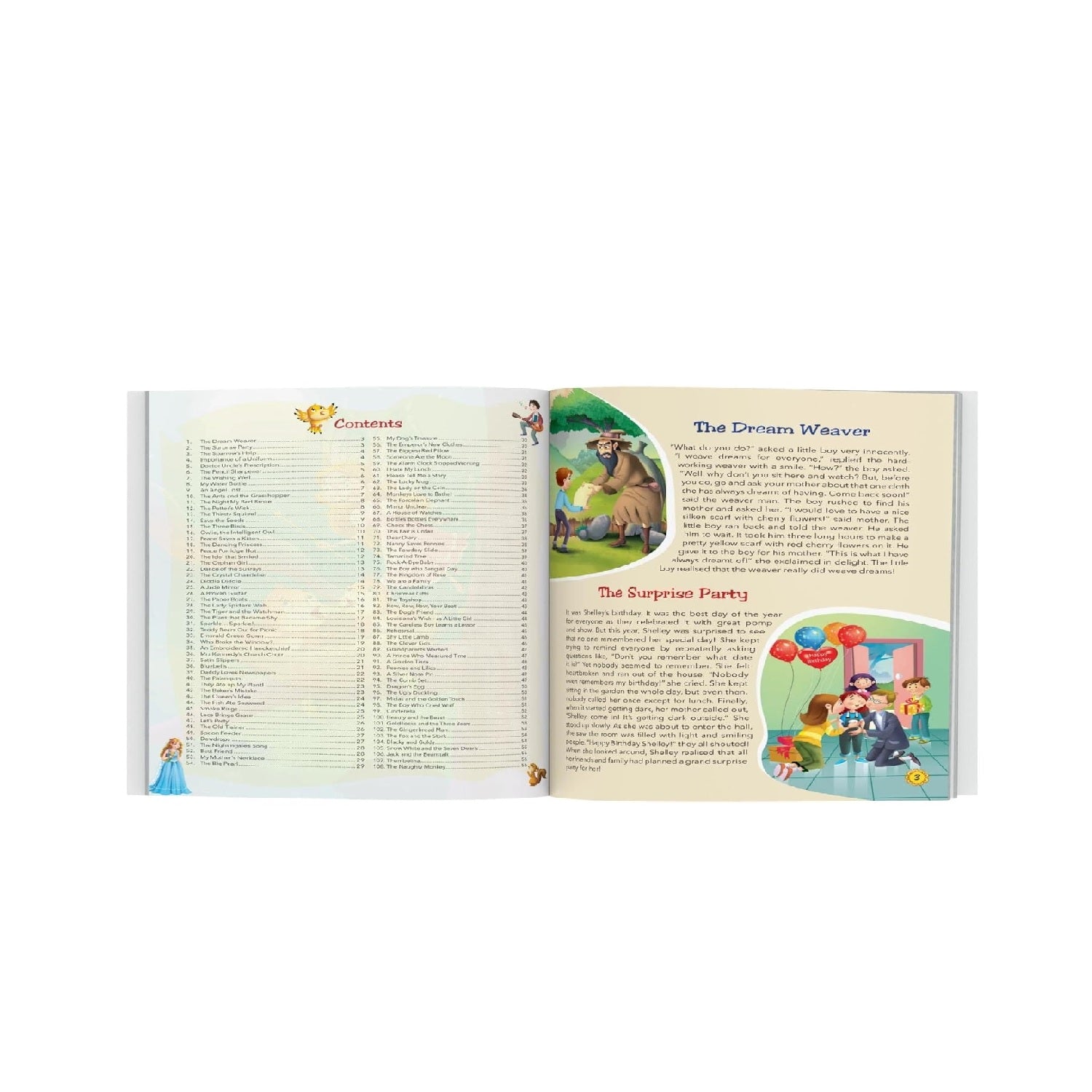 108 Bedtime Stories (Illustrated) - Story Book for Kids  Book