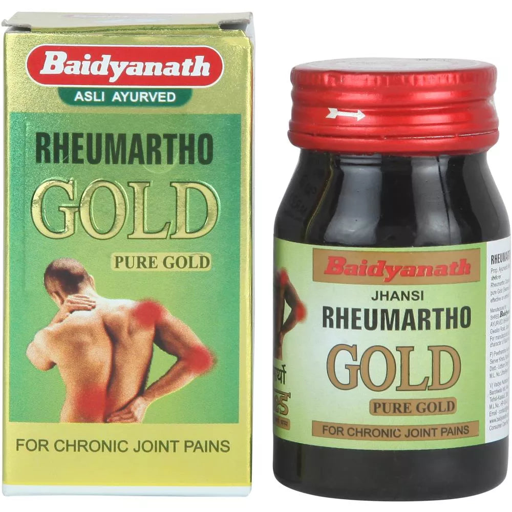 Baidyanath Rheumartho Gold Capsule (30caps) For Heel Pain, Back & Knee Pain, Arthritis and Rheumatism