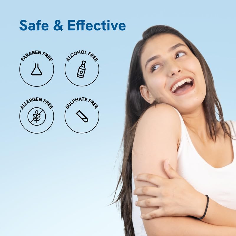 BeBodywise 1% Salicylic Acid Body Wash and 10% Niacinamide Body Lotion - 200ml + 250ml