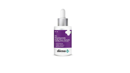 The Derma Co 5% Niacinamide Daily Face Serum with Alpha Arbutin & Multivitamin - 30ml