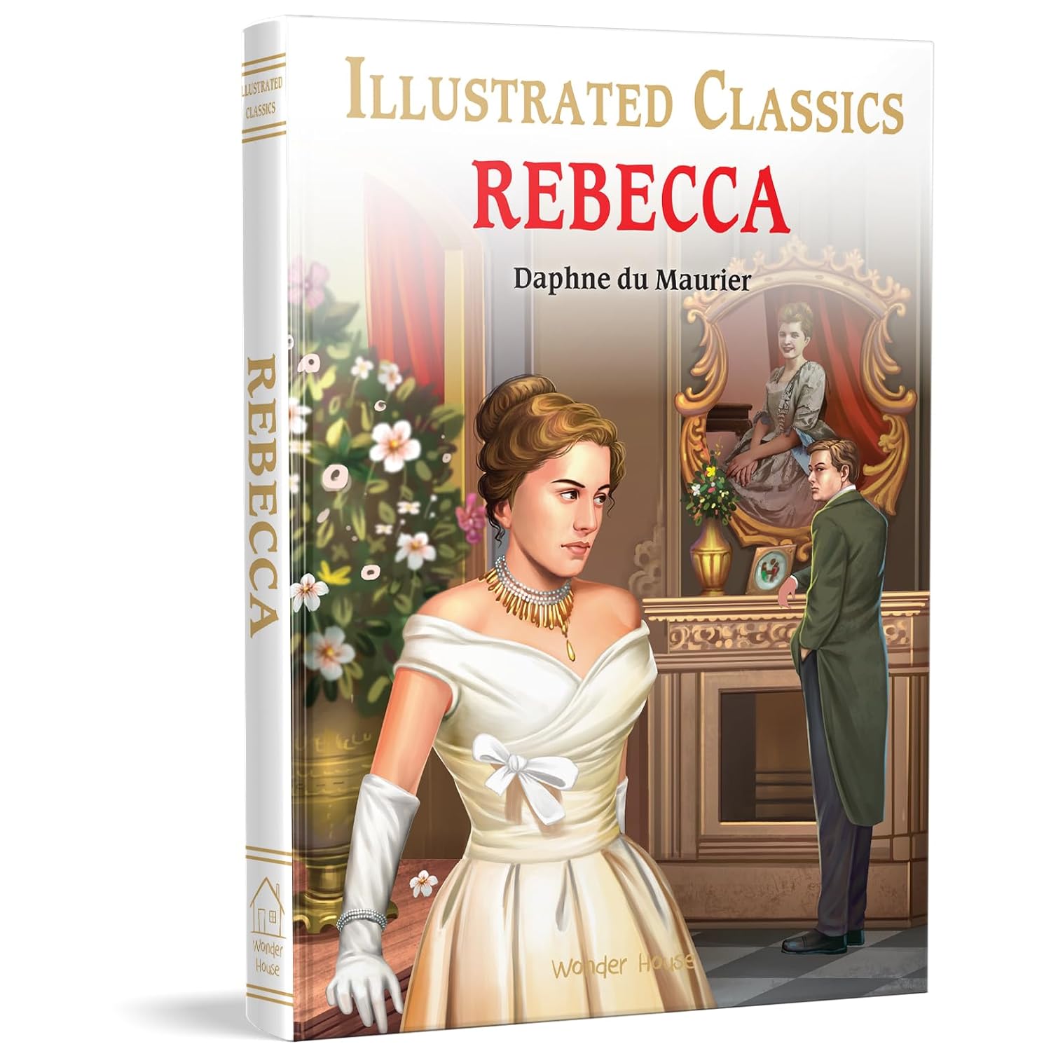 Rebecca : Illustrated Abridged Children Classics English Novel with Review Questions Hardcover Book