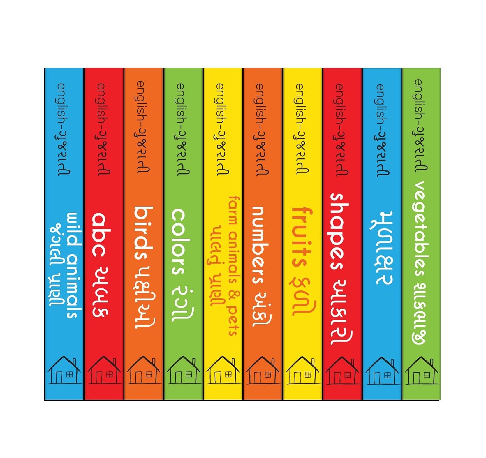 My First English-Gujarati Learning Library (Boxed Set) Hardcover  Books