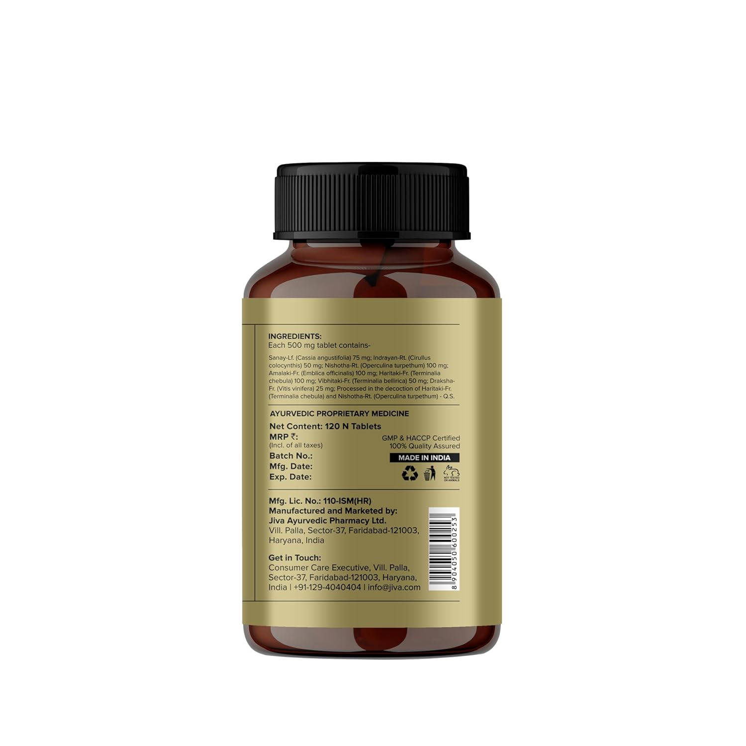Jiva Saaf Saaf Tablets 500mg 120 Tablets