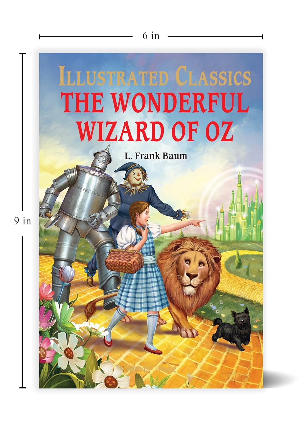 The Wonderful Wizard of Oz : llustrated Abridged Children Classic English Novel with Review Questions (Hardback) Hardcover Book