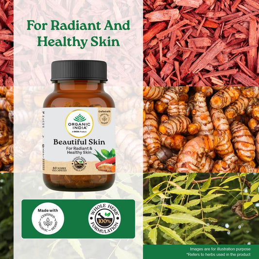 Organic India Beautiful Skin | 60 Cap