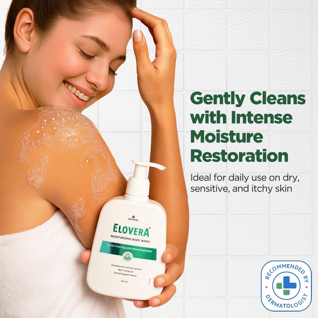Glenmark Elovera Moisturising Body Wash - 250 ml