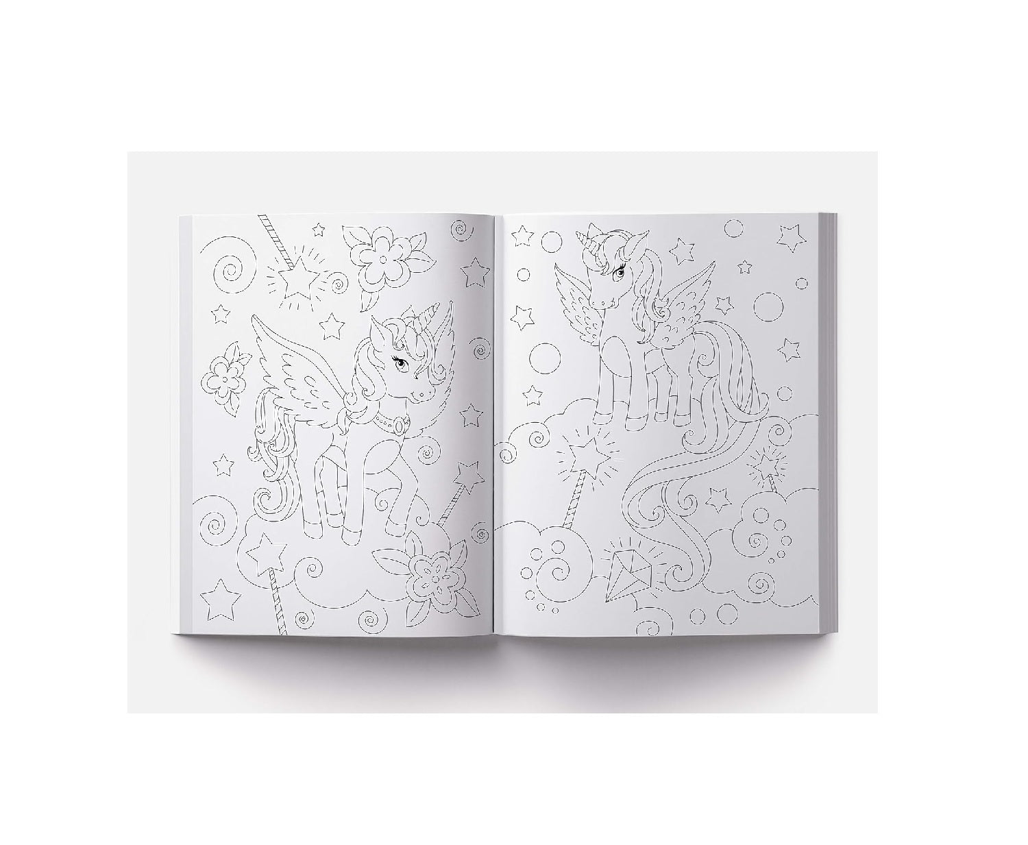 101 Unicorn Colouring Book: Fun Activity Colouring Book For Children Paperback