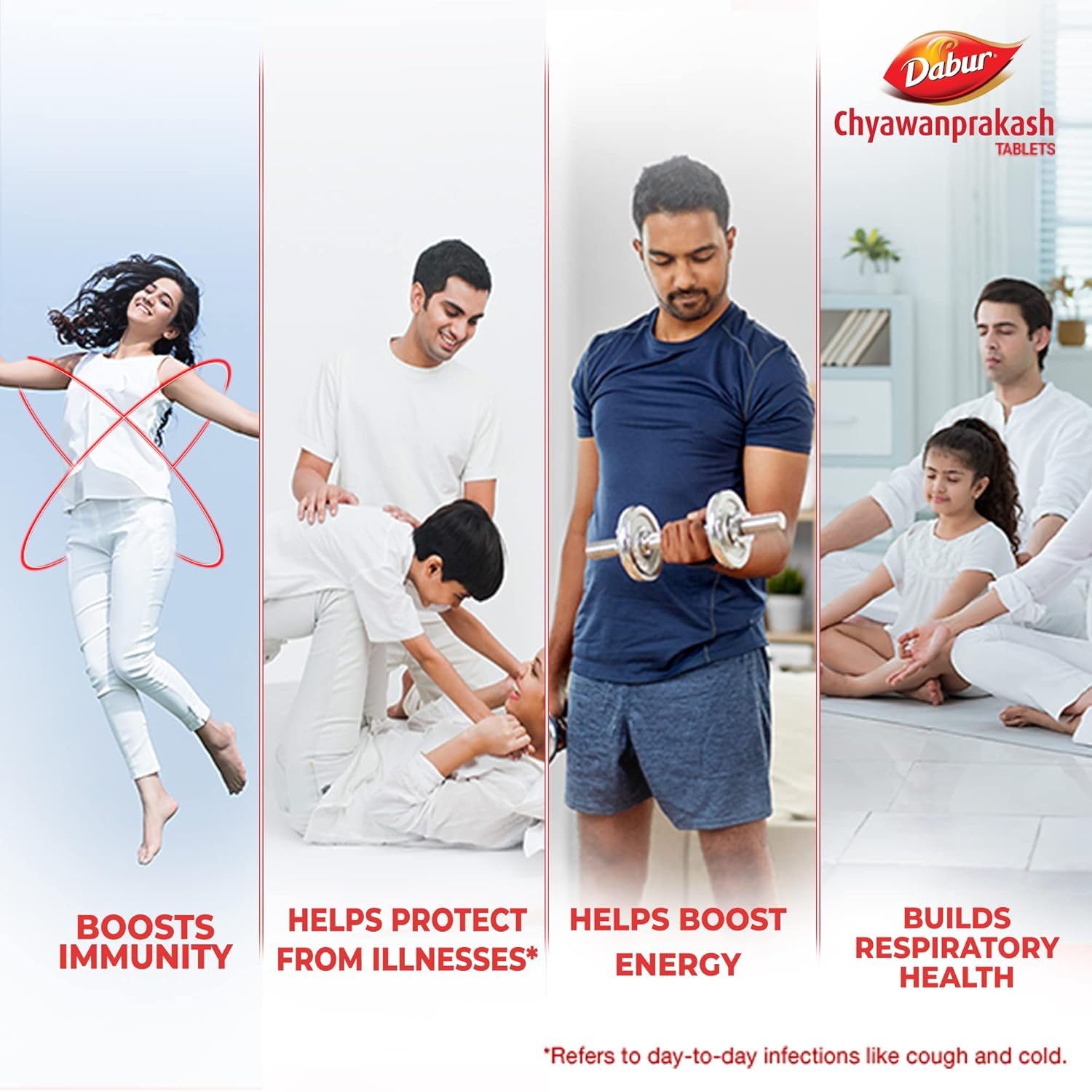 Dabur Chyawanprakash Tablet – 60 tabs | Sugar free | For immunity, illness, respiratory health