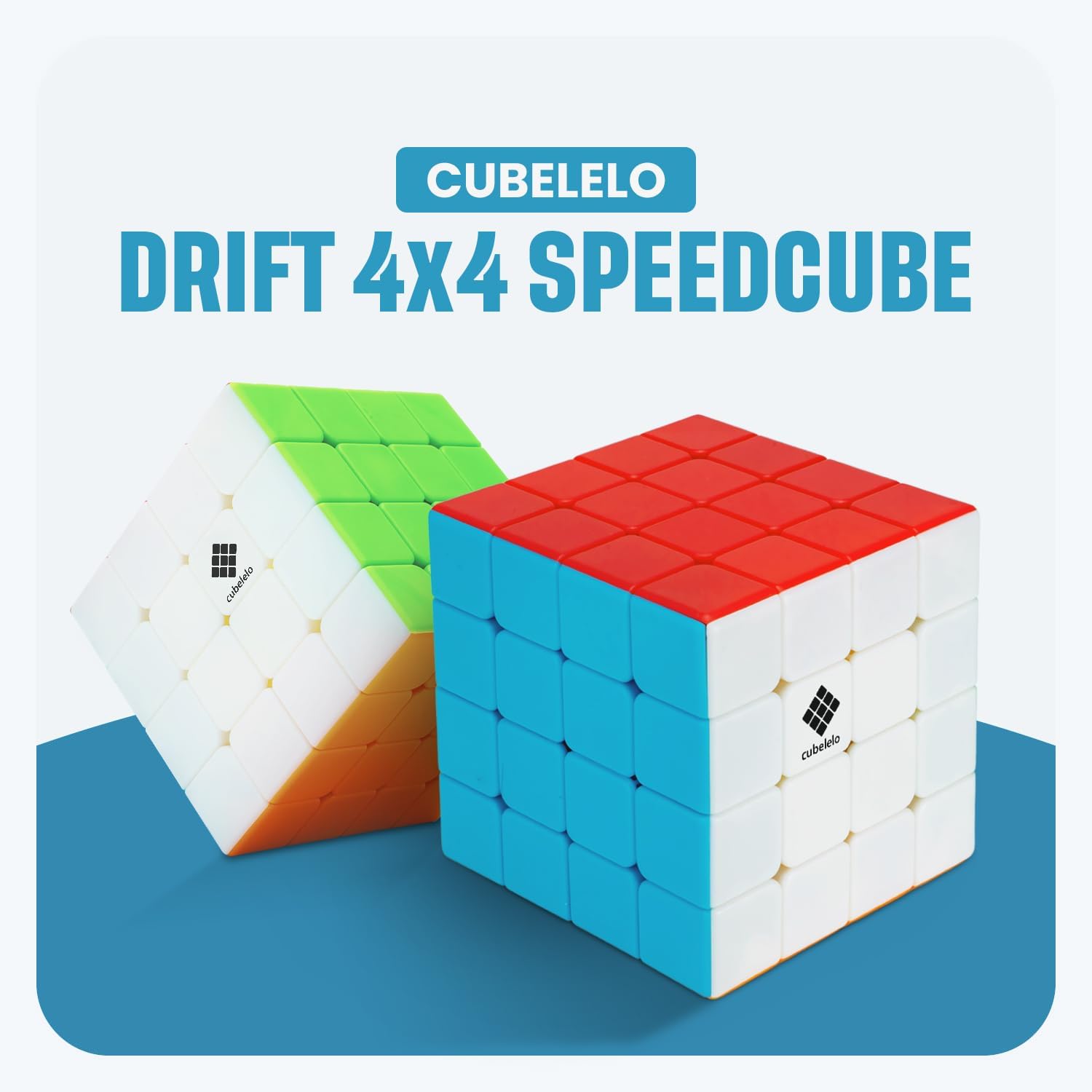 4x4 Stickerless Cube Puzzle Toy | Combines Smoothness, Stability & Durability | 4x4x4 Speedcube for Beginners|