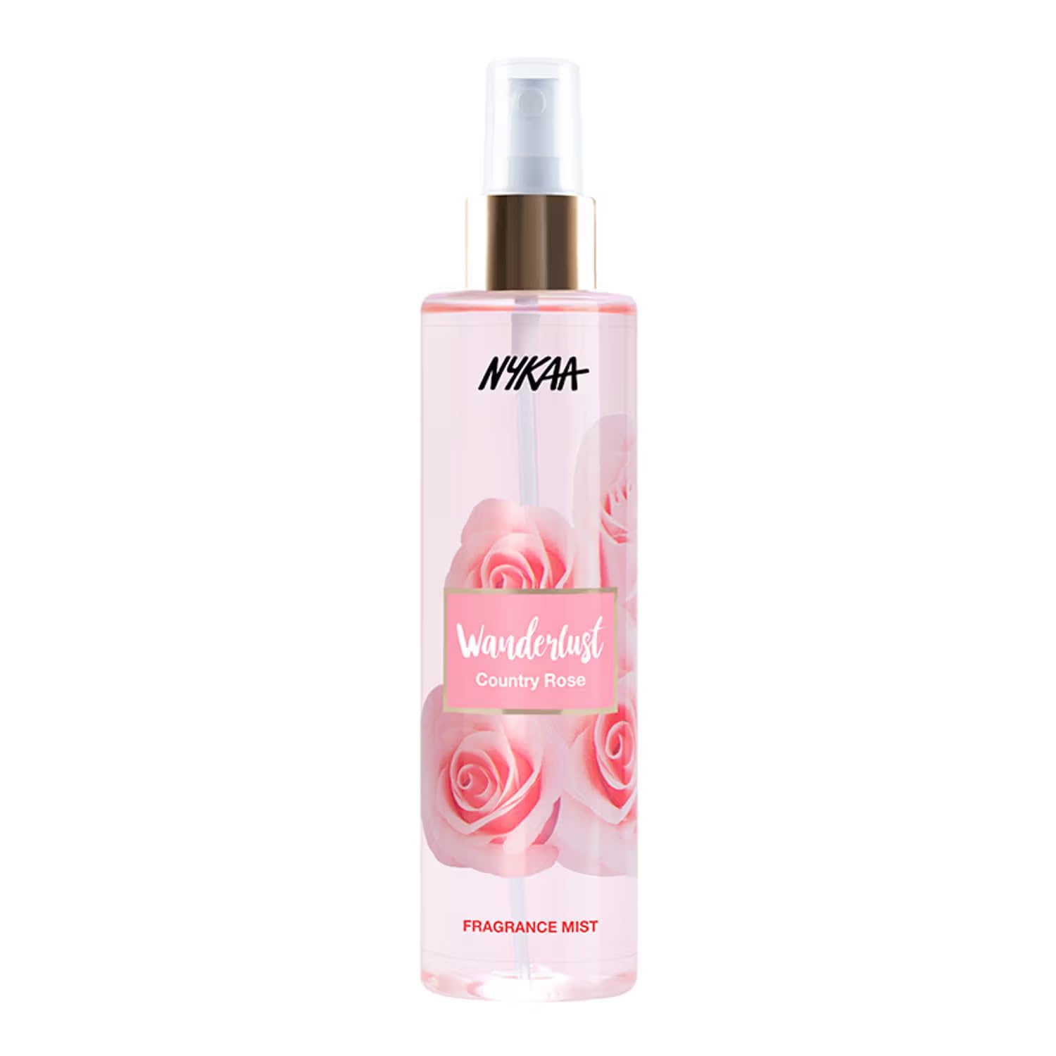Nykaa Wanderlust Bath and Body Country Rose Fragrance Mist, 200 Ml| Body Mist For Women|