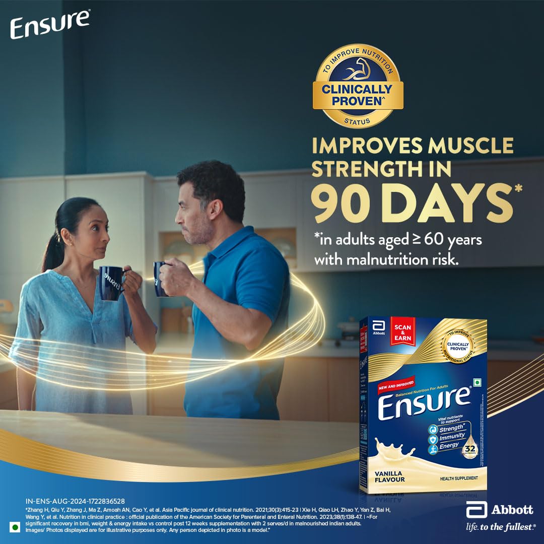 Ensure No 1 Nutritional Supplement Drink Powder Vanilla 375gm