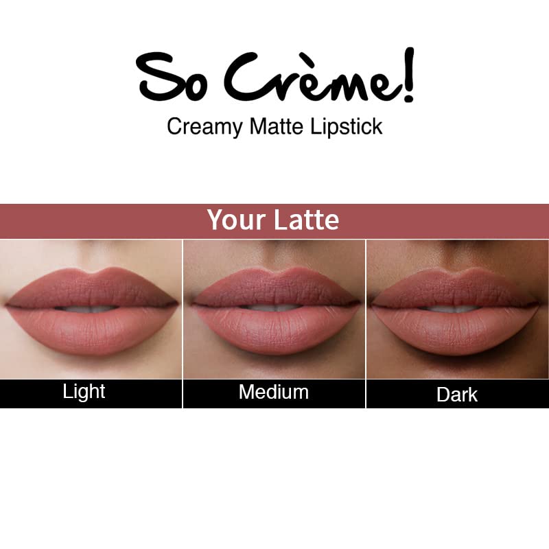 Nykaa So Creme! Creamy Matte Lipstick - You're Latte
