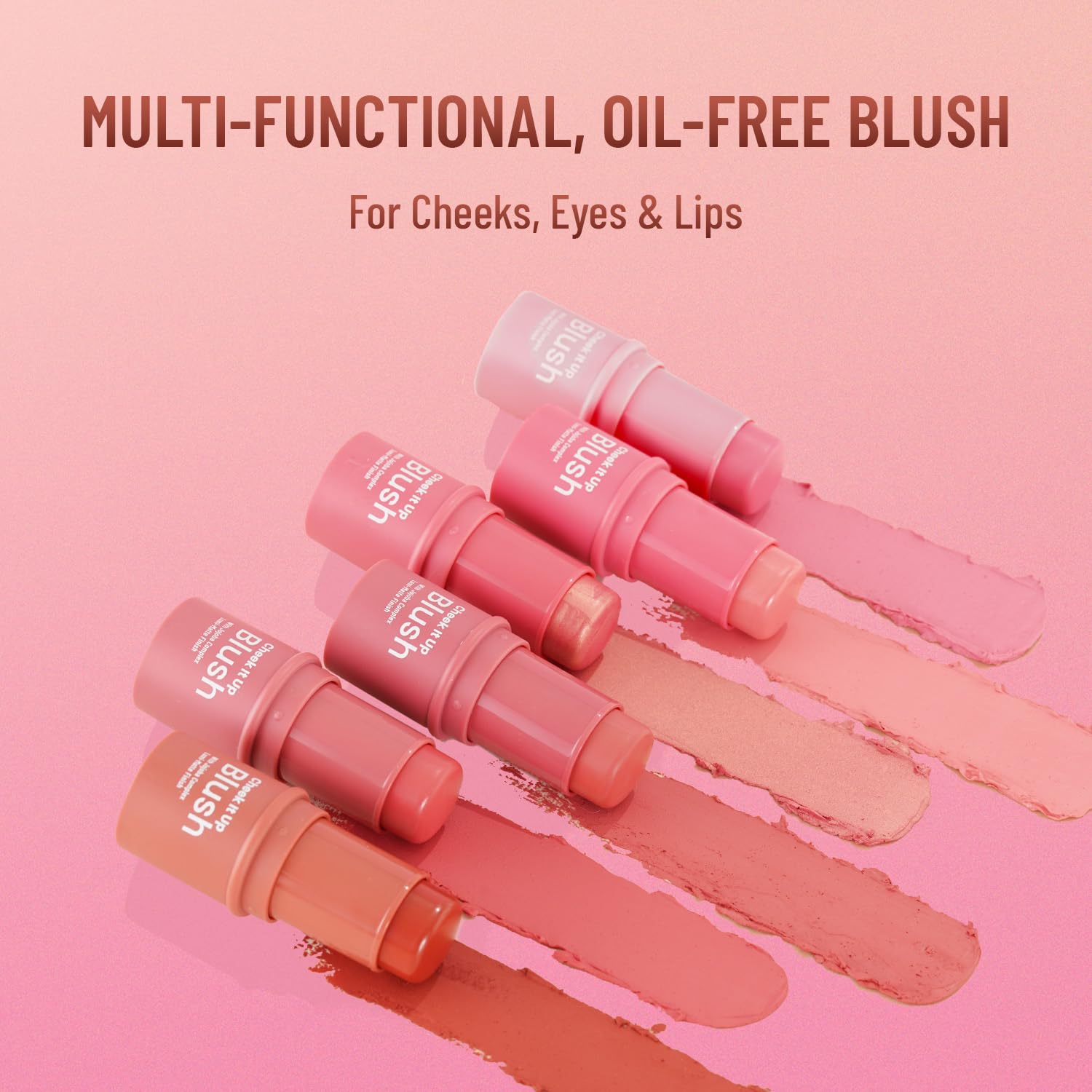 Swiss Beauty Cheek It Up Blush for Cheeks|Lumi-Matte Finish | Lightweight | Easily Blendable | With Jojoba Oil | Shade- Mood Lifter Coral, 8g