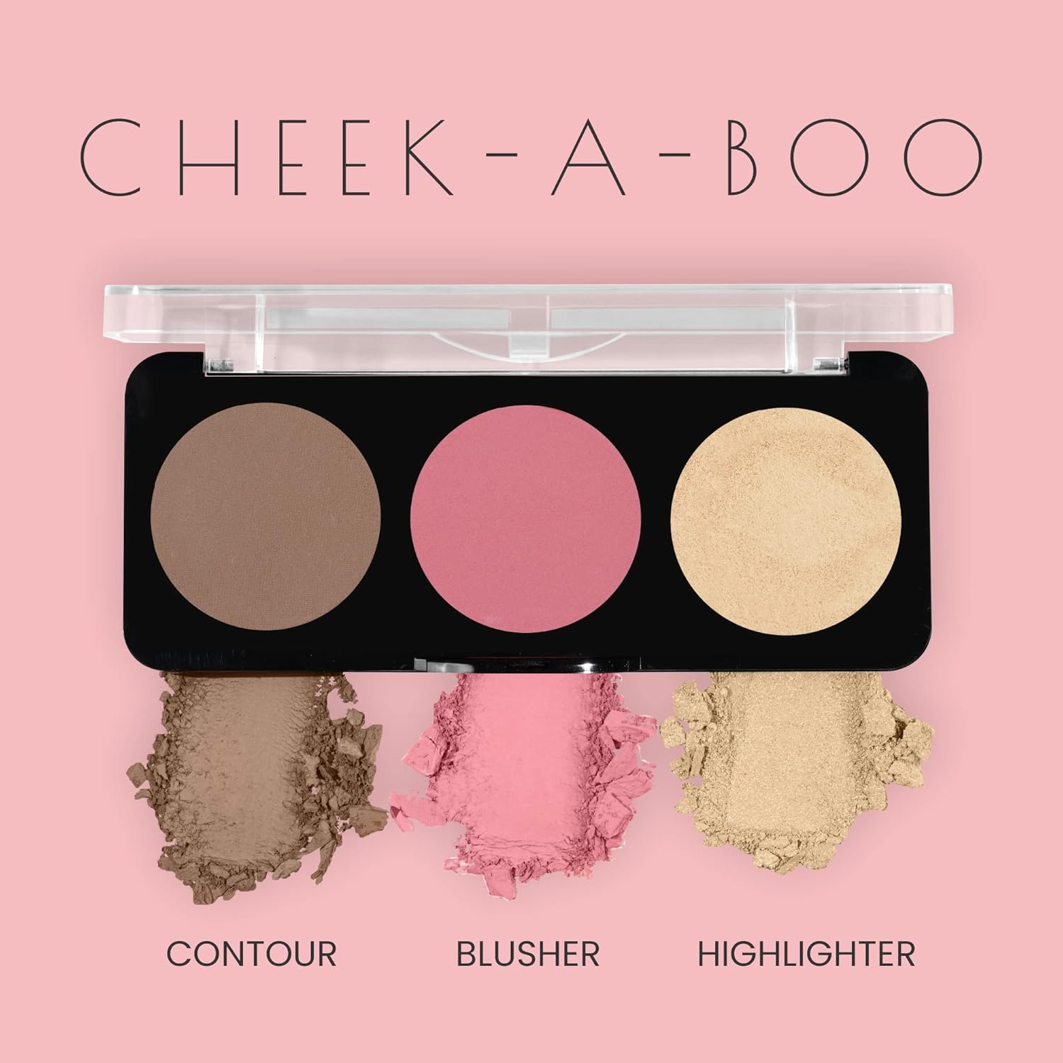 Swiss Beauty Cheek-A-Boo 3-in-1 Face Palette – Blusher, Contour & Highlighter | Highly Pigmented, Blendable & Lightweight | Long-Lasting Makeup Palette for All Skin Tones | 8g, Shade- 03