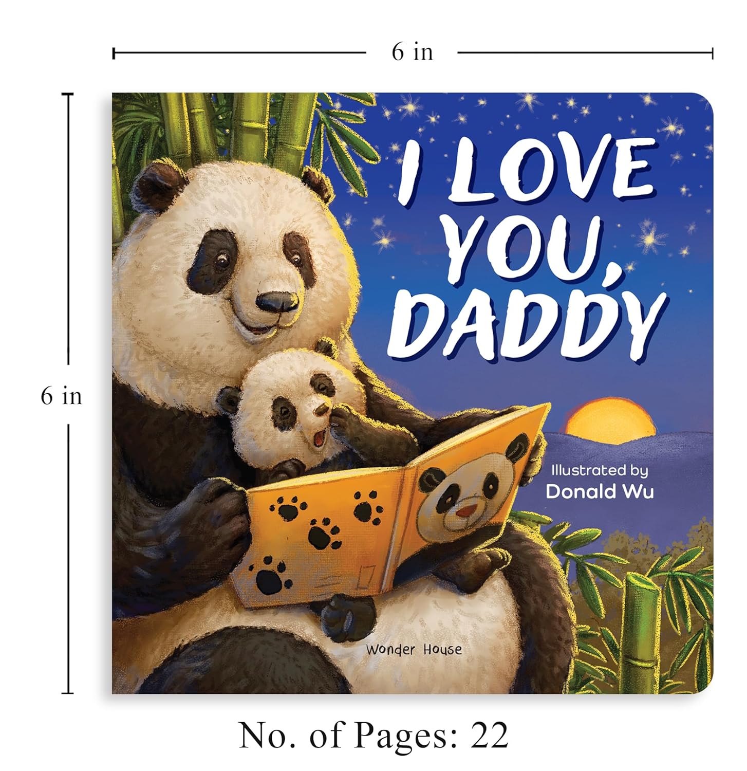 I Love You, Daddy Panda – A Sweet and Uplifting Illustrated Board Book for Kids