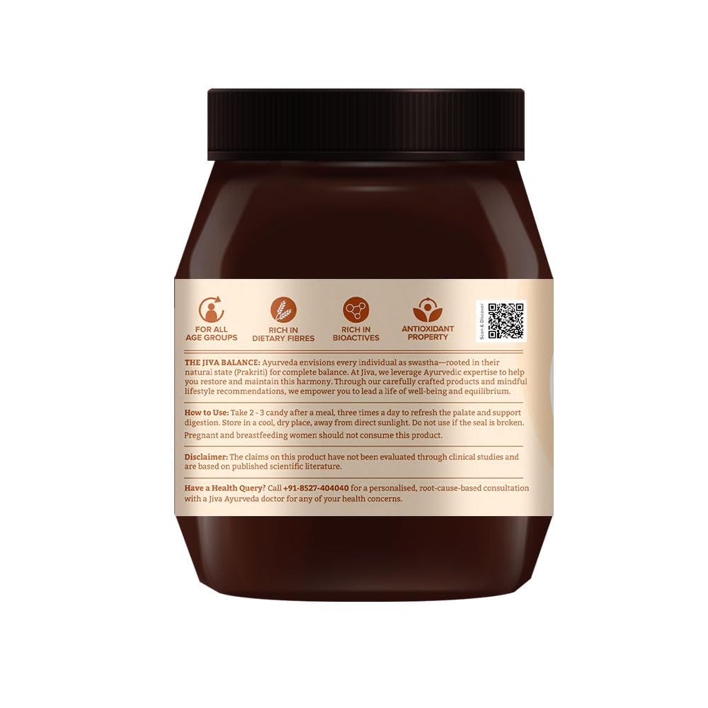 Jiva Ayurveda Chatpata Amla Candy – 400 g For Digestion, immune system, Stimulating Metabolsim