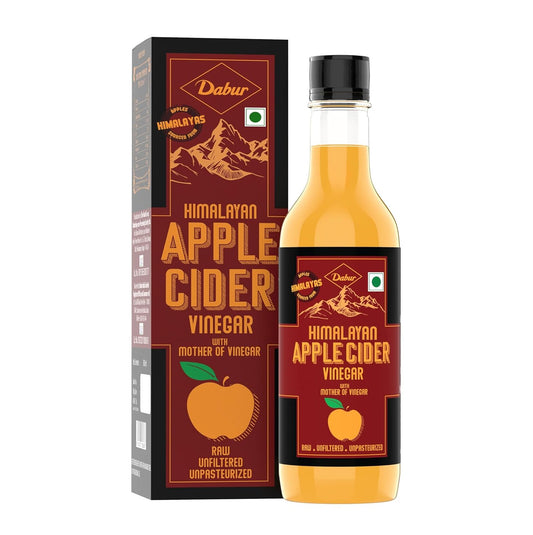 Dabur Himalayan Apple Cider Vinegar with Mother of Vinegar – 500ml For sore throat and bad breath