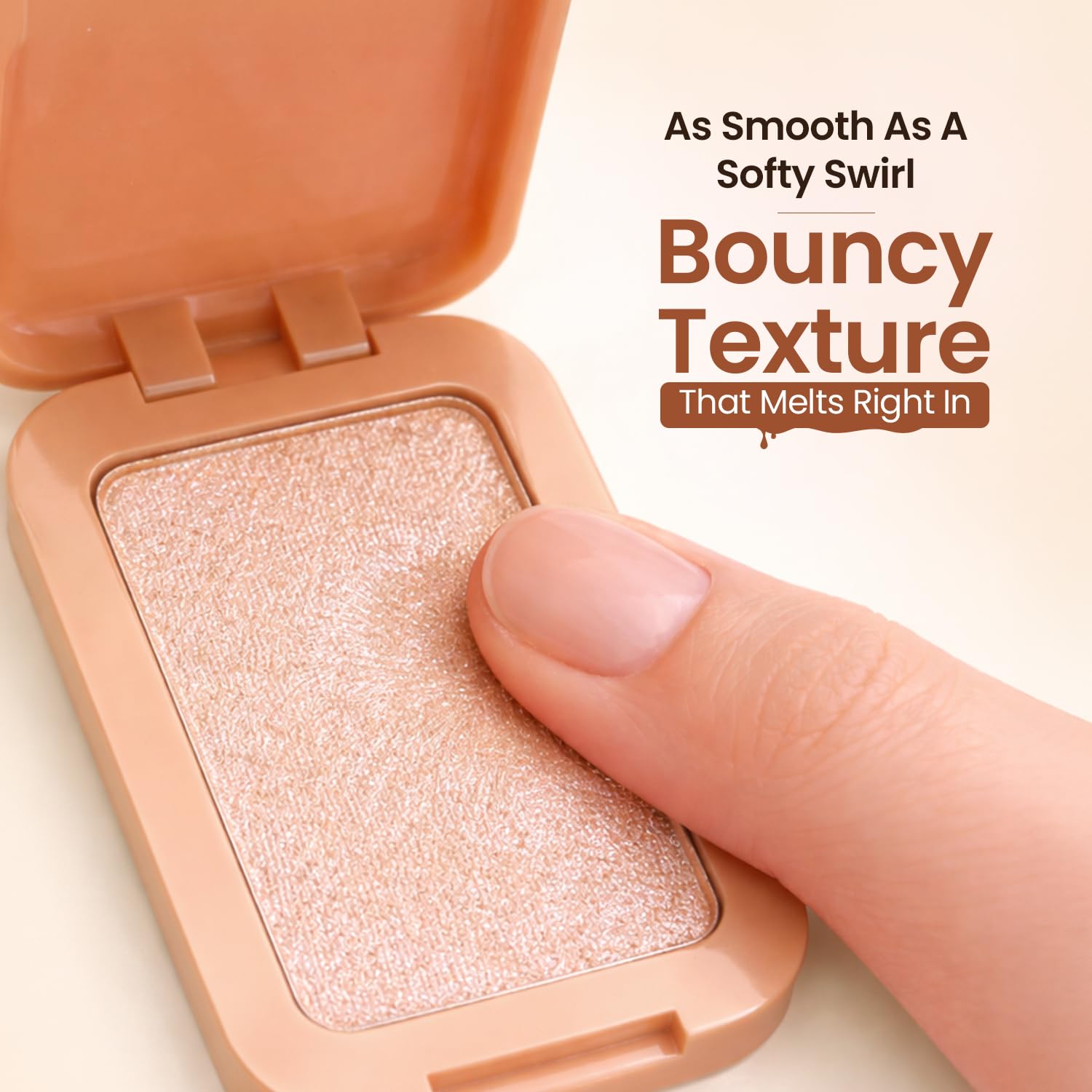Swiss Beauty Softy Highlighter | Buttery Texture | Blendable | Highly Pigmented | Long-Lasting | Travel-Friendly | 7g, Shade- 1. Almond
