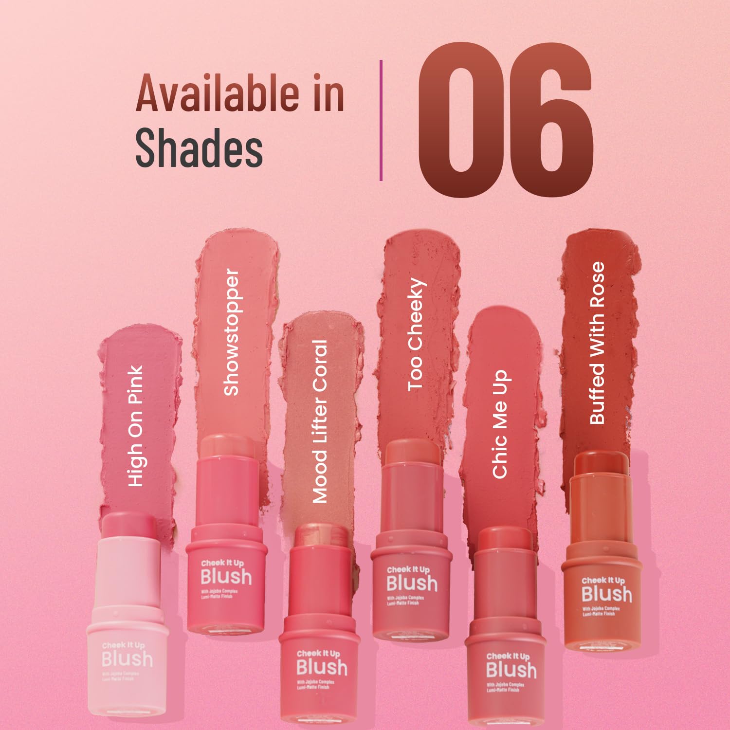 Swiss Beauty Cheek It Up Blush for Cheeks|Lumi-Matte Finish | Lightweight | Easily Blendable | With Jojoba Oil | Shade- Showstopper, 8g