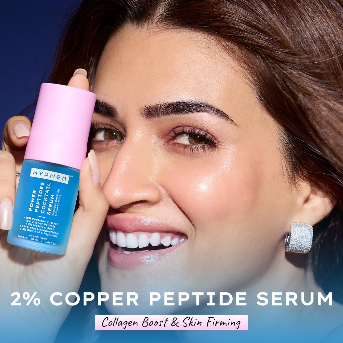 Hyphen Power 10% Power Peptide Cocktail Anti-Aging Serum with 2% Copper Peptide - 30ml