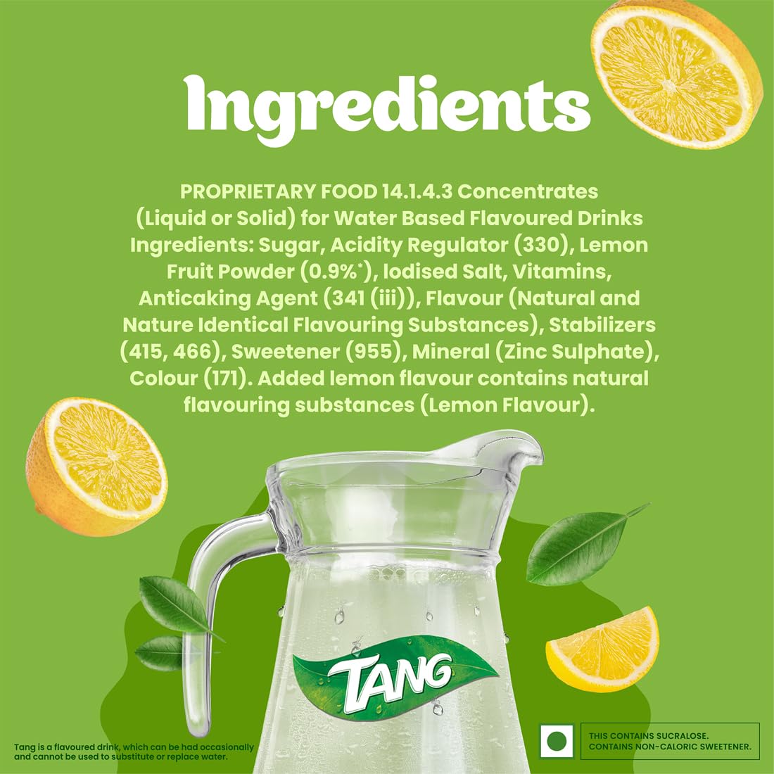 Tang Vegetarian Mango Instant Drink Mix, 500G Pack