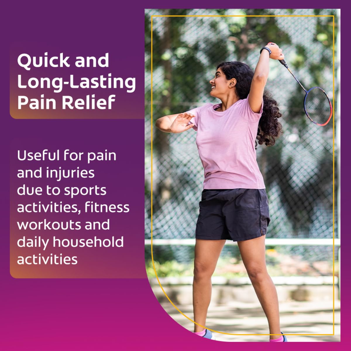 Moov Fast Pain Relief Spray - 50g | Suitable for Back Pain, Muscle Pain, Joint Pain, Knee Pain | 100% Ayurvedic Formula