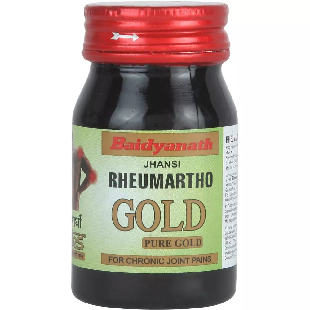 Baidyanath Rheumartho Gold Capsule (30caps) For Heel Pain, Back & Knee Pain, Arthritis and Rheumatism