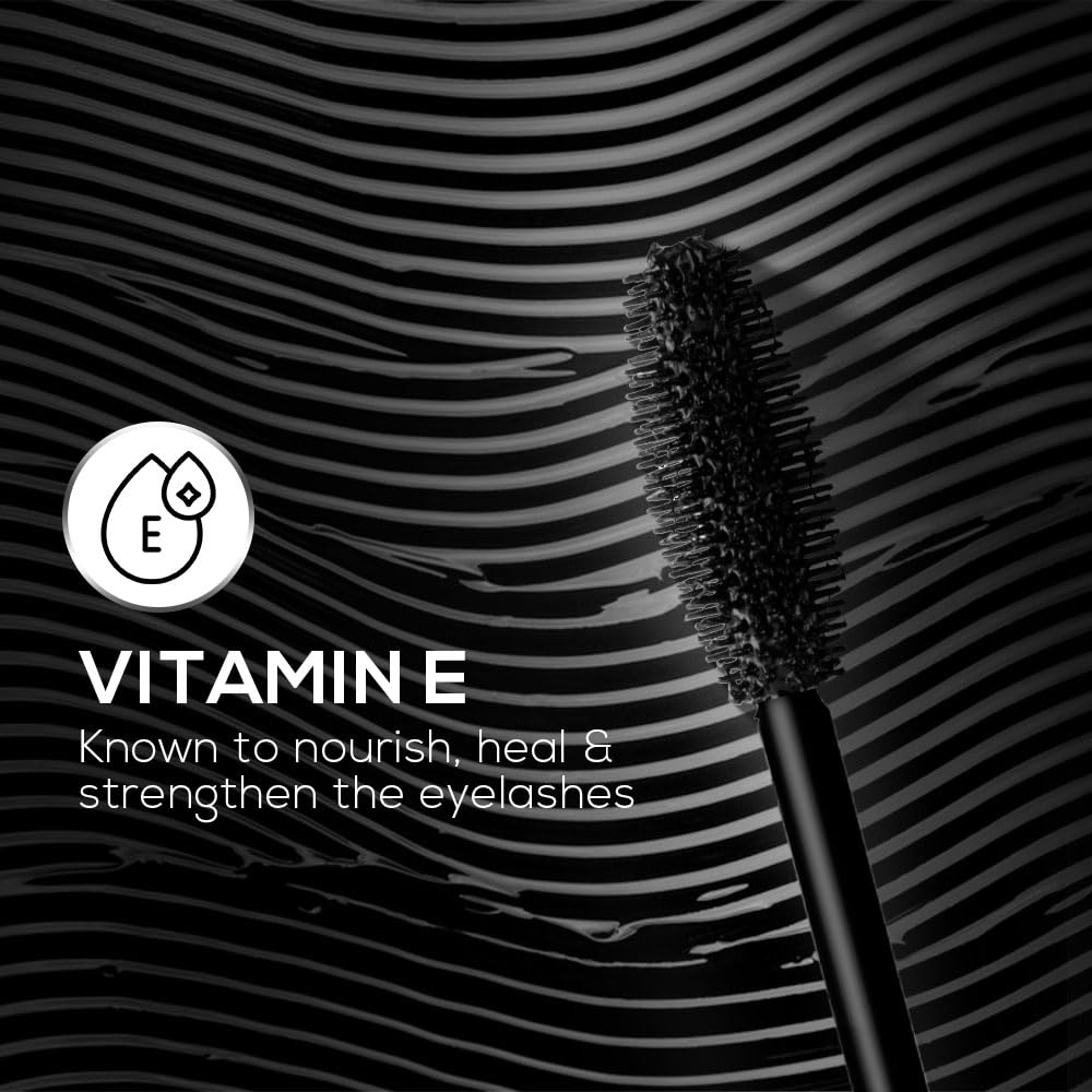 RENEE Volumax Mascara Black 10ml | Quick Dry, Waterproof, Long Lasting Weightless Formula | Volumizes, Lengthens & Conditions the Lashes With Intense Color | 360 - Degree