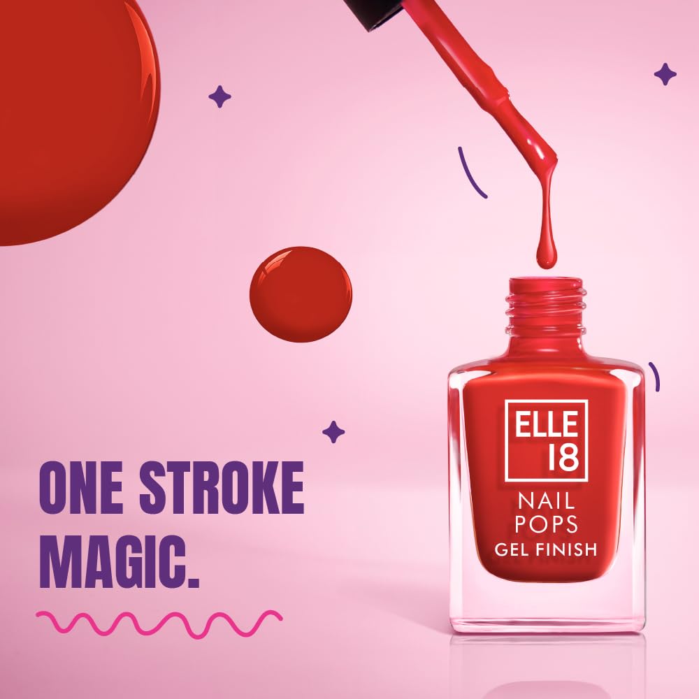Elle 18 Nail Pop Gel Finish -G8 10ml