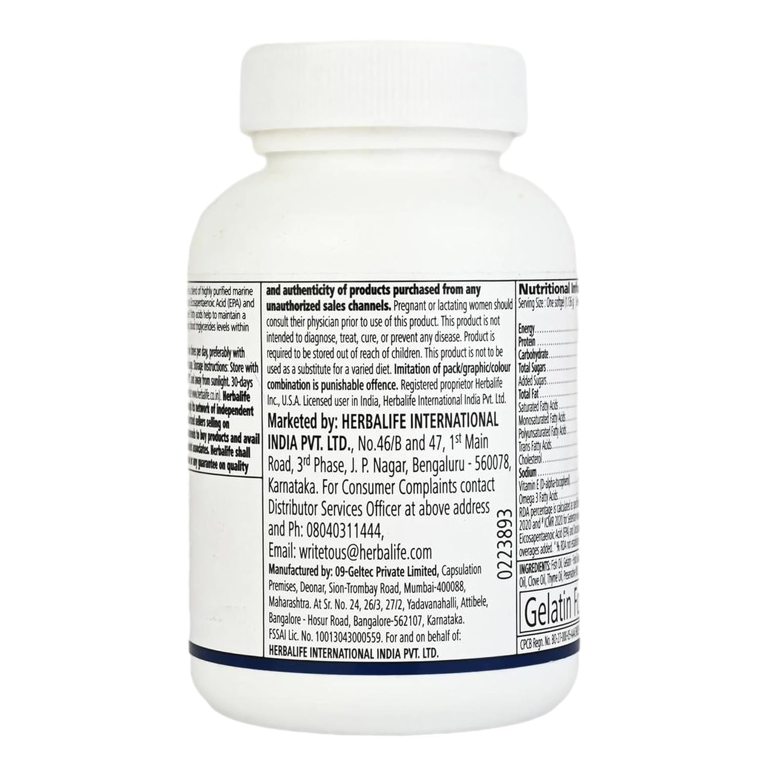 Herbalife Omega line Capsules - 60 caps