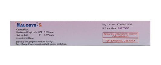 Halosys -S Ointment 15 gm