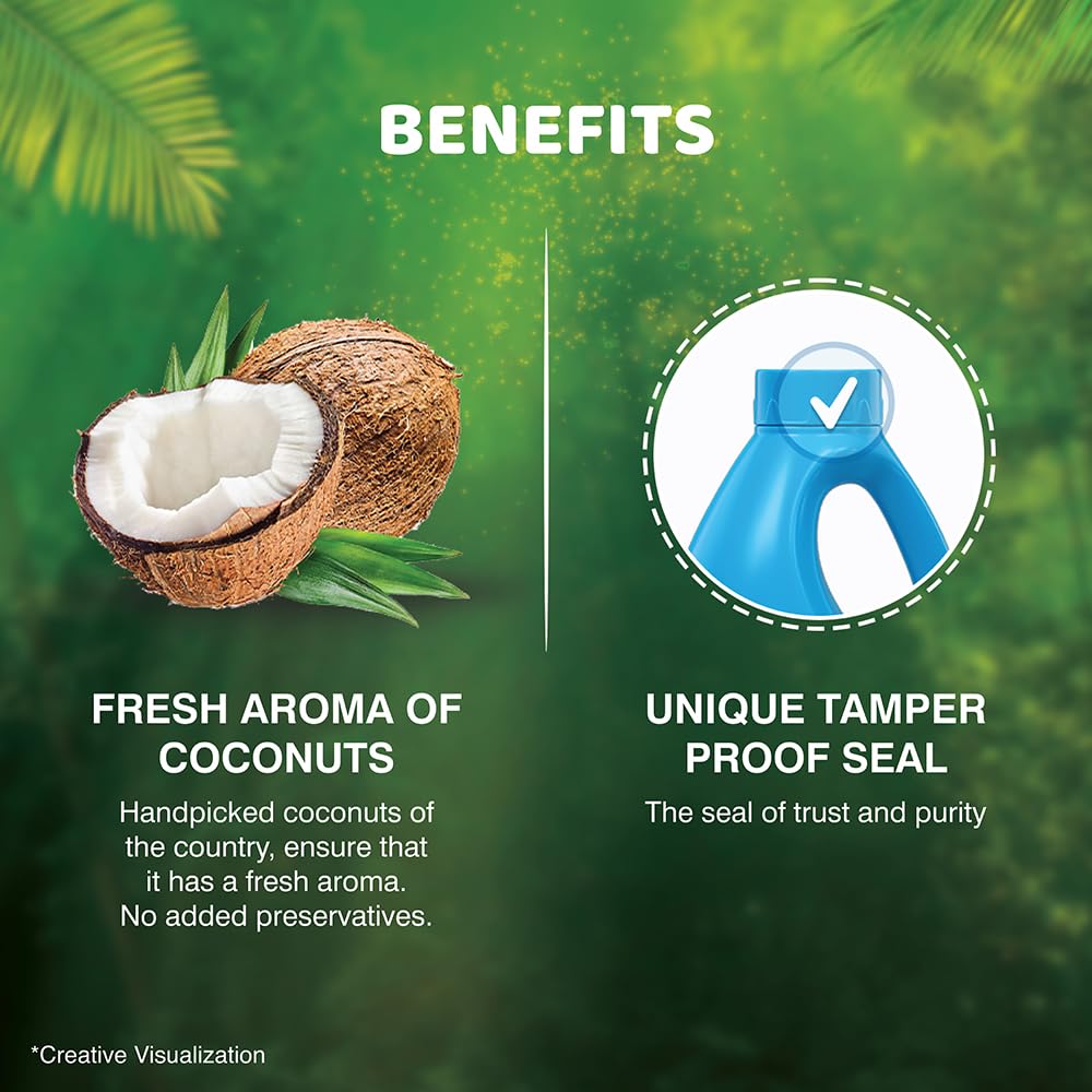 Bajaj 100% Pure Coconut Oil 900ml