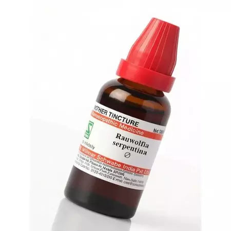 Dr Willmar Schwabe Rauvolfia Serpentina MOTHER TINCTURE 30ml for anxiety sleeping disorders depression diarrhoea