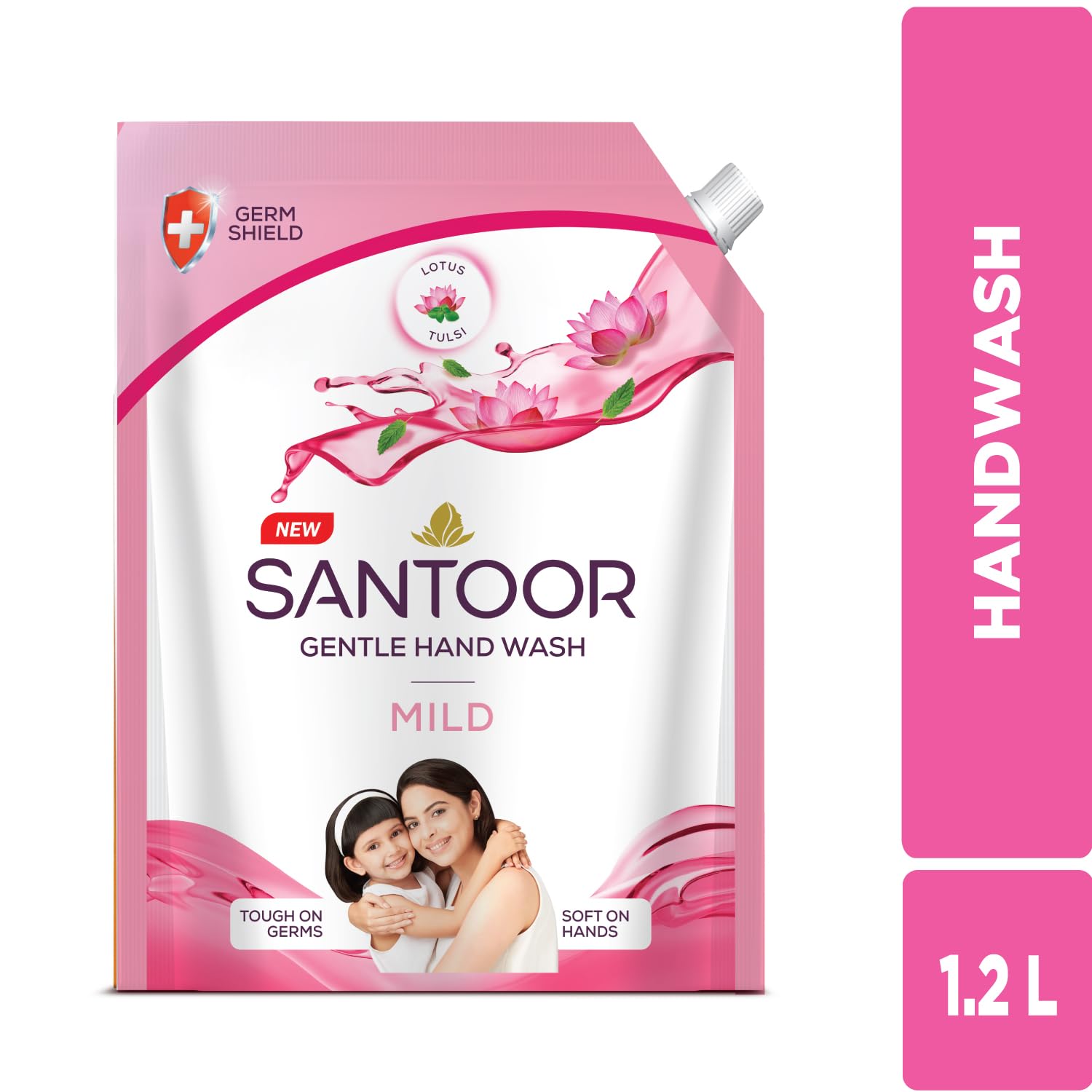 Santoor Mild Gentle Hand Wash 1200ml