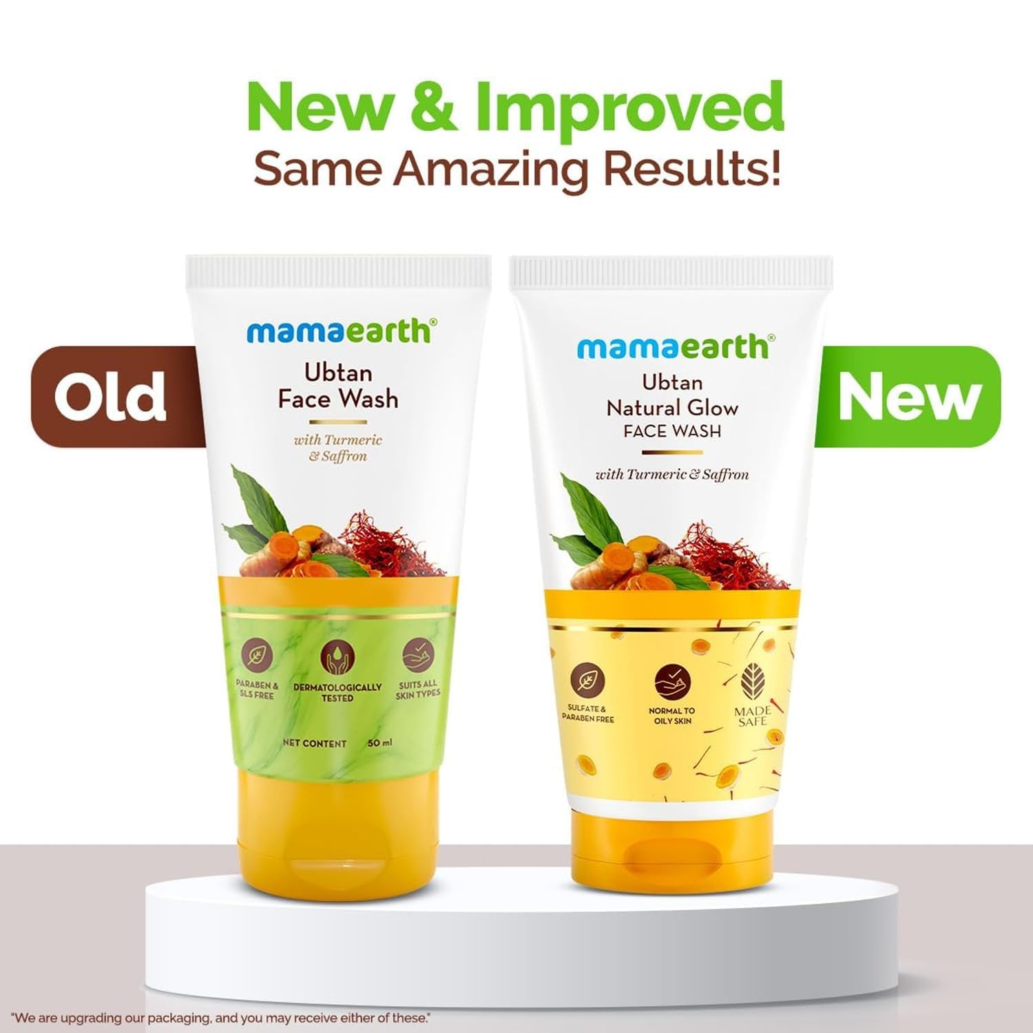 Mamaearth Ubtan Face Wash For Tan Removal - 50 ml