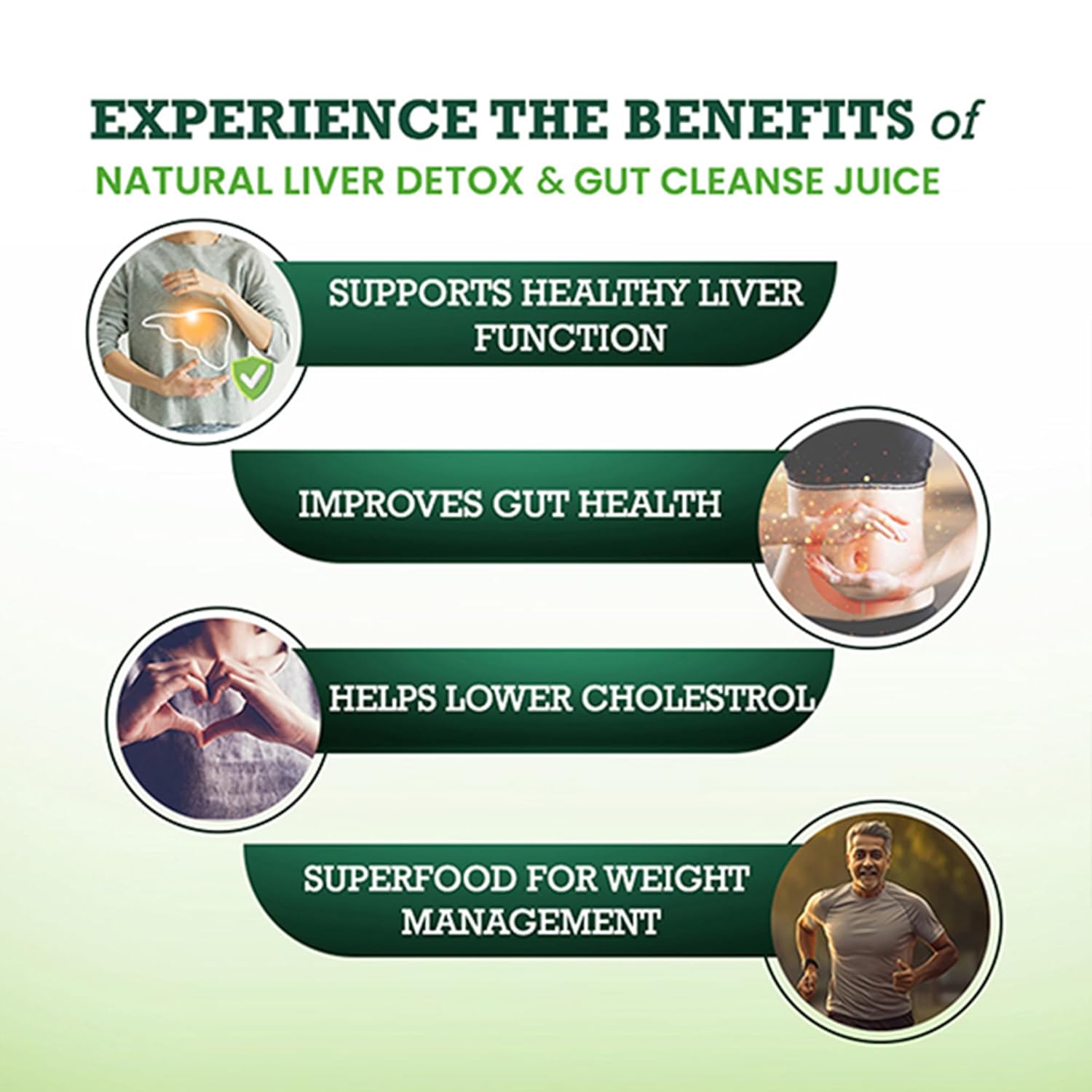 Vansaar Wheatgrass Juice | Natural Liver detox & Gut cleanser Juice | Superfood for Weight & Cholesterol management | 100% Ayurvedic - 500 ml (Pack of 2)