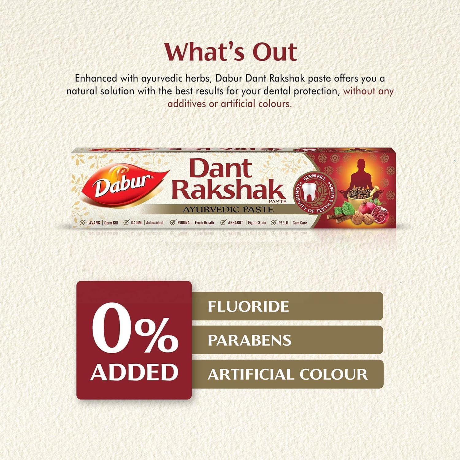 Dabur Dant Rakshak Ayurvedic Toothpaste - 700g