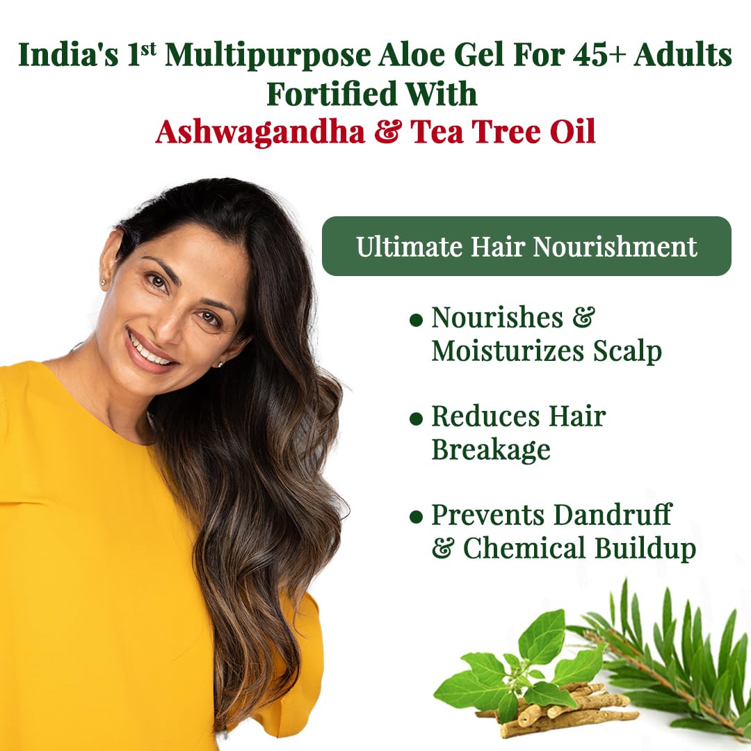 Vansaar 45+ Pure Aloe Vera Gel 500g