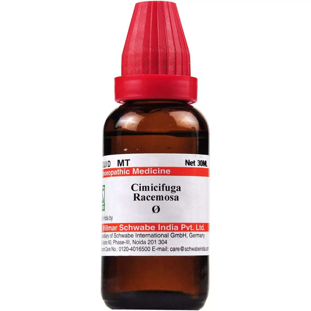 Dr Willmar Schwabe India Cimicifuga Racemosa Mother Tincture 1X (Q) (30ml) for headache bleeding gums
