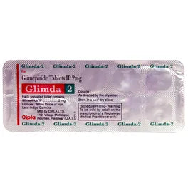 Glimda 2Mg Strip Of 10 Tablets