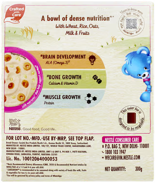 Nestle Ceregrow Multigrain With Milk & Fruits From 2 To 6 Years Kids Cereal 300Gm