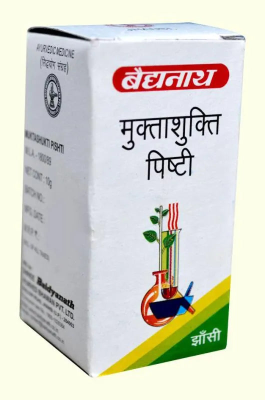 Baidyanath Mukta Shukti Bhasma (10g) for Stress disorders Depression Anxiety