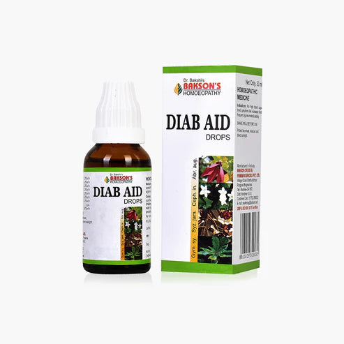 Bakson's Homeopathy Diab Aid Drops - 30 ml