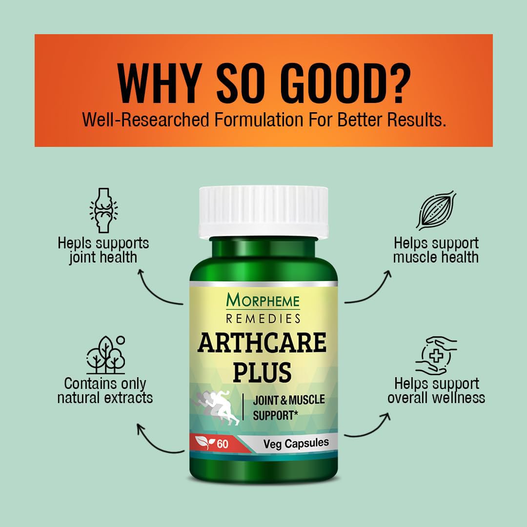 Morpheme Remedies Arthcare Plus Capsules (500 mg, 60 Caps)